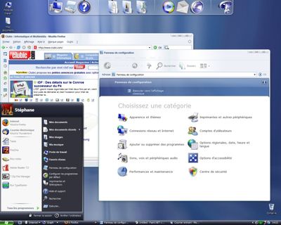 Mon Windows XP devient un Windows Vista (ou presque).