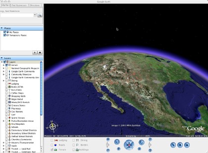 Google Earth enfin disponible pour Mac OSX