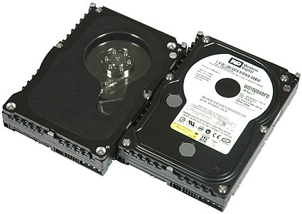 Test : 4 disques durs SATA de 750 Bo à 1 To. 