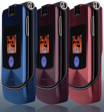 Motorola RAZR V3i : 3 nouvelles couleurs.