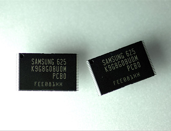   samsung prépare sa mémoire Flash NAND gravée en 60 nm