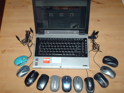  Test : PC INpact fait un comparatif de 12 souris pour PC portables.