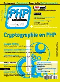  Le PHP Solutions du mois d'août est disponible.