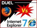 Un comparatif Internet Explorer 7 vs Firefox 2.0
