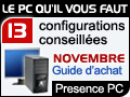  Les meilleures configurations PC de novembre 2006
