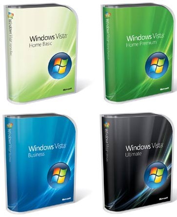 Windows Vista enfin terminé et les photos des boites.