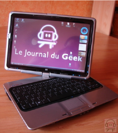  Test : Le Tablet PC HP TX1040 chez Journal du Geek.