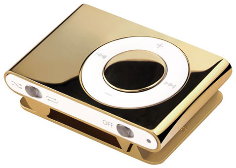  Nouveau -  Un Apple iPod Shuffle en or qui vaut 14 000 euros.