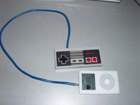  Contrôlez votre Apple iPod avec une manette de NES.