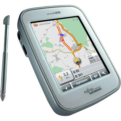  Le GPS Fujitsu Siemens Pocket Loox N110.