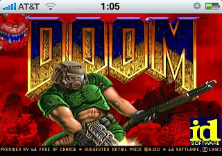 Doom bientôt jouable sur l'Apple iPhone ?!