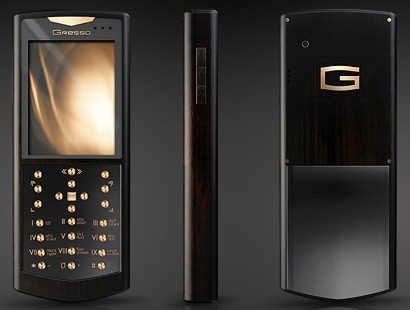 Après Vertu, Gresso se met aussi aux téléphones mobiles de luxes.