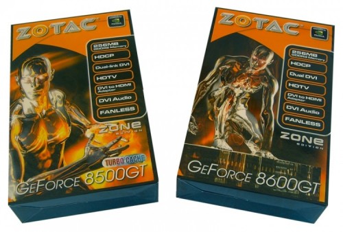  Test : Cartes graphiques Zotac 8500 GT et 8600 GT Zone Edition.