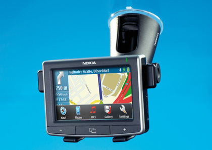 Nokia 500 Auto Navigation, Système GPS pour octobre 2007.