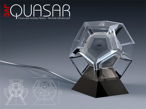  JVC Quasar, le haut-parleur qui fait 360 degrés.