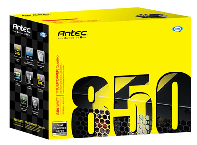 Test : Alimentation Antec TruePower Quattro de 850 Watts. 