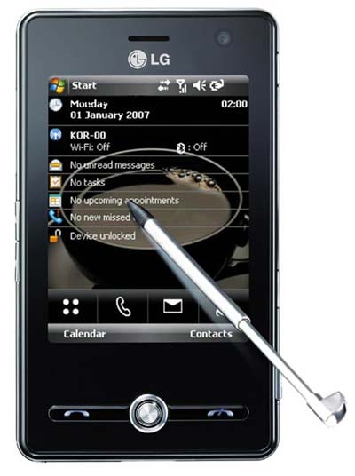 LG KS20, le PDAPhone Windows Mobile 6. 