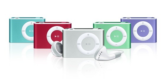 Apple iPod Shuffle 4 nouvelles couleurs dont Red Product. 