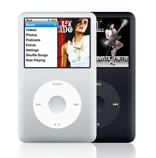 Nouveau Apple iPod Classic 80Go et 160 Go. 