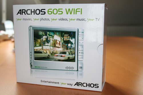 Test : PMP Archos 605 Wi-fi 