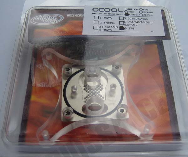 Test : Waterblock Alphacool NexXxos X2 HighFlow. 