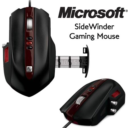 Test de la souris Microsoft Sidewinder Gaming Mouse 