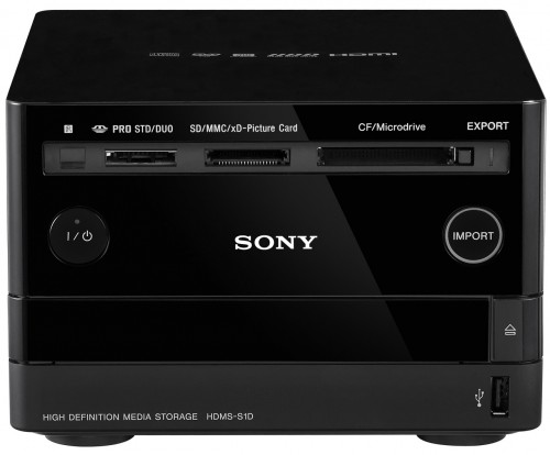 Sony HDMS-S1D 80 Go pour voir et stocker vos photos.