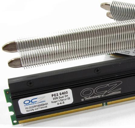 Test des kits mémoire OCZ PC2-6400 Reaper CL3 et ReaperX 4GB Edition 