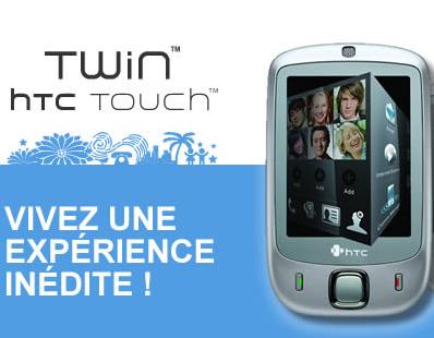 Concours :  Gagnez un TWIN HTC Touch Artic Silver + un abonnement de un an