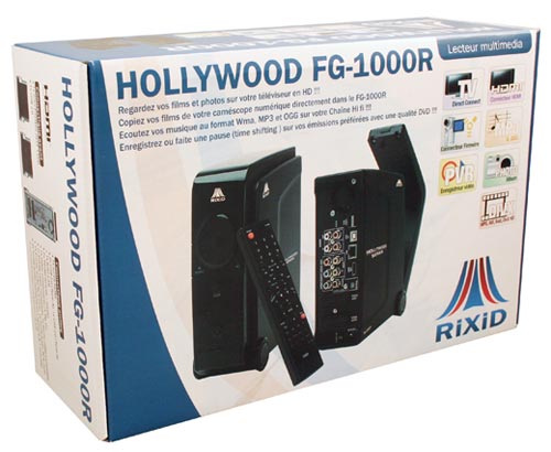 Test du boîtier externe multimédia RiXiD Hollywood FG-1000R 