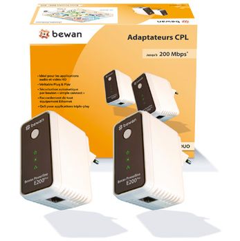 Test du kit CPL, Bewan Powerline E200Plus 