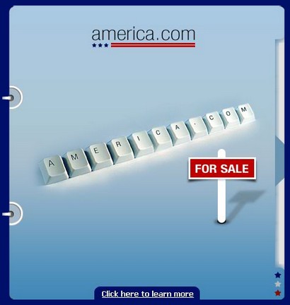 America.com, nom de domaine aux enchères le 22 mai 2008 