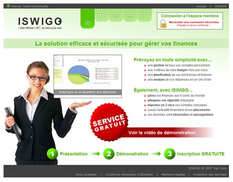 ISWIGO, 1er site Web gratuit et sécurisé de gestion des finances 