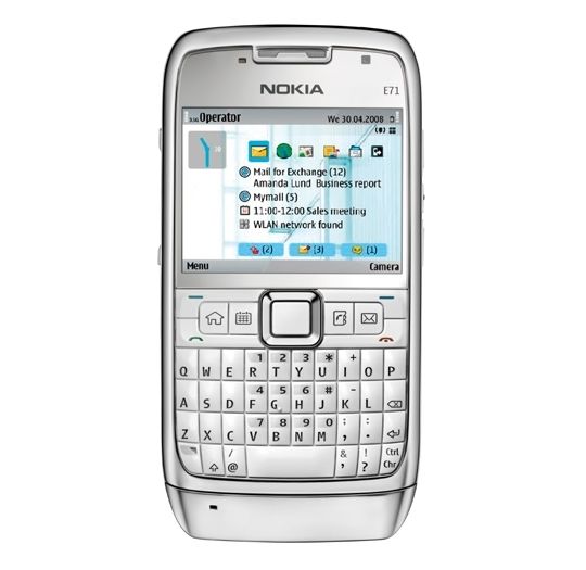 Le Nokia E71 et son clavier complet 