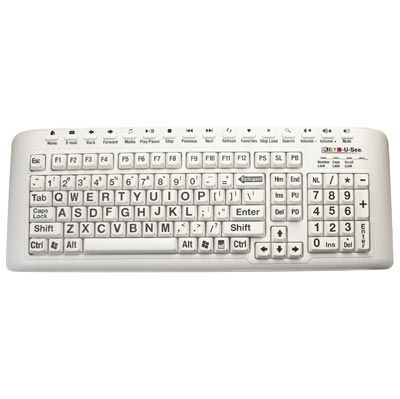  Maxi-Aids Keys U See, un clavier pour les malvoyants