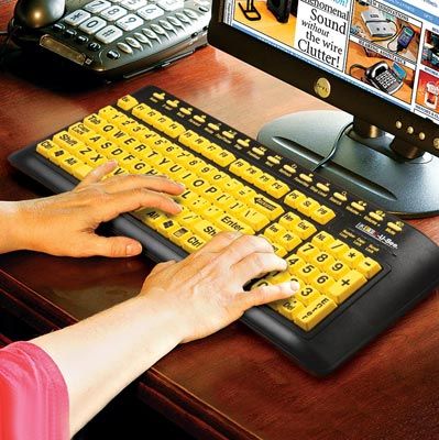  Maxi-Aids Keys U See, un clavier pour les malvoyants