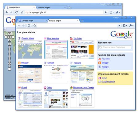 Google Chrome (Bêta), un tout nouveau navigateur gratuit pour Windows 