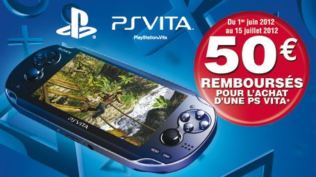 Offre de remboursement - PlayStation (PS) Vita 50€