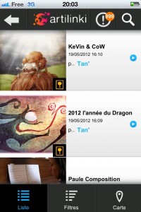 Capure application Artilinki - iOS (iPhone - iPod touch - iPad) 01