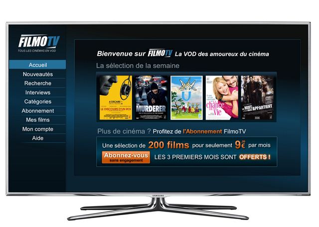 Samsung Smart TV et Filmo TV