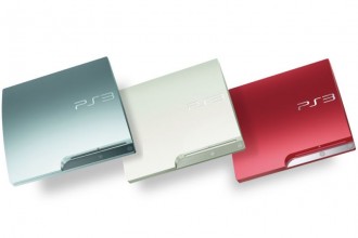 Sony PlayStation 3 - PS3 - Couleurs - Scarlet Red & Classic White & Satin Silver