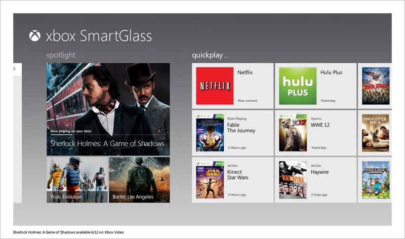 Xbox SmartGlass - Windows 8