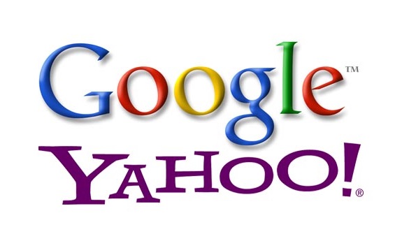 Logo Google - Yahoo