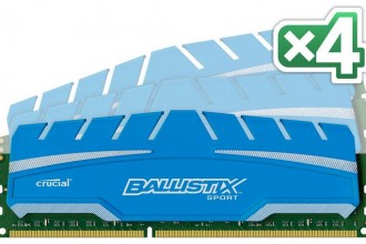 Crucial Ballistix Sport XT - Kit 4 modules