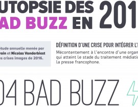 Bad Buzz 2016 - Infographie Visibrain